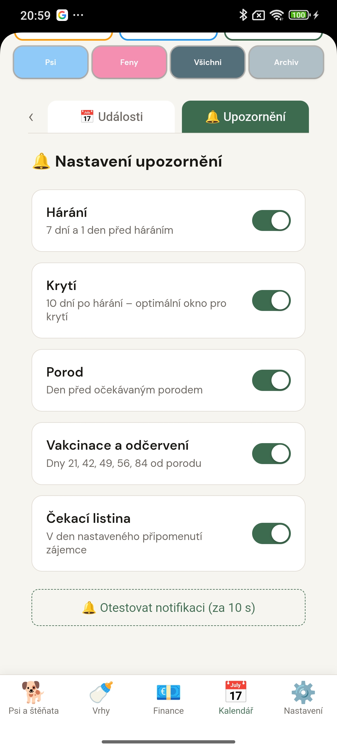 Upozornění